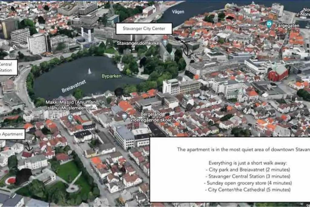 Appartamento Bjorn'S Sanctuary - City Center Stavanger Esterno foto